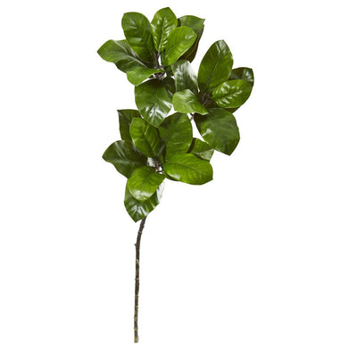 35” Magnolia Leaf Artificial Spray Plant (Set of 3) Default Title