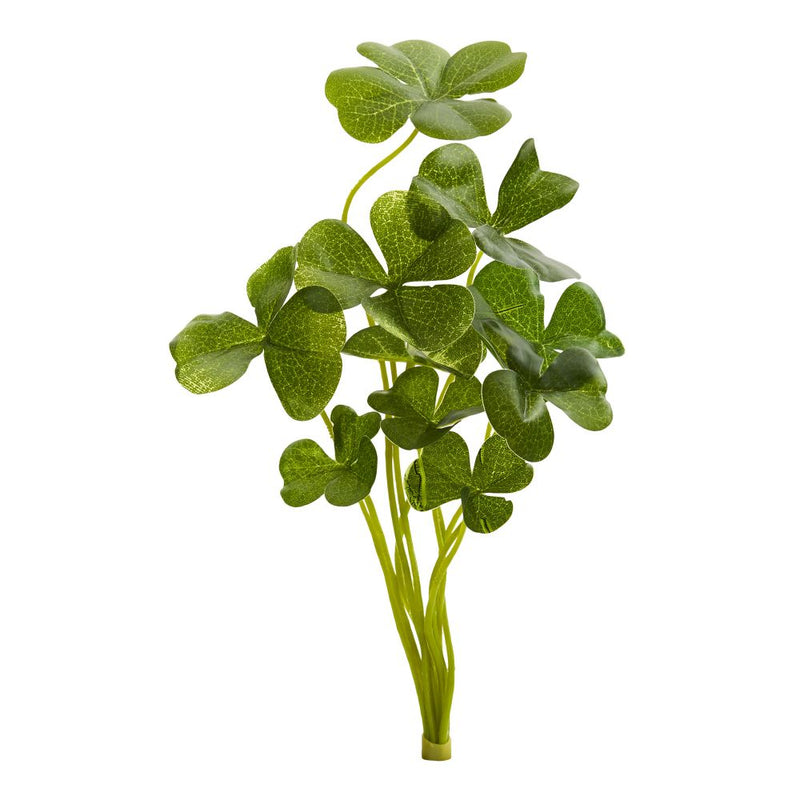 10” Clover Artificial Plant (Set of 24) Default Title