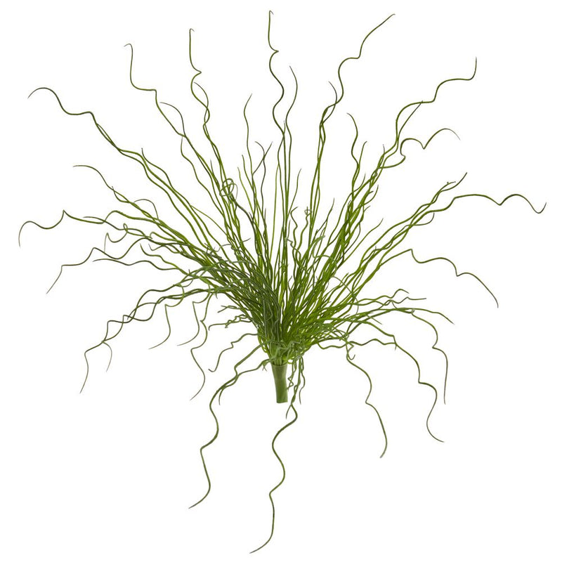 18” Curly Grass Artificial Plant (Set of 6) Default Title