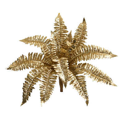 18” Metallic Boston Fern Artificial Plant (Set of 12) Default Title