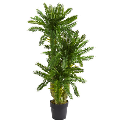 Triple Potted Cycas Artificial Plant Default Title