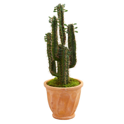 3' Cactus Artificial Plant in Terra Cotta Planter Default Title