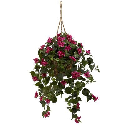 Bougainvillea Silk Hanging Basket Default Title