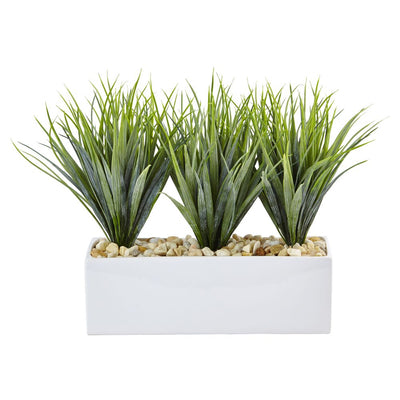 Vanilla Grass in Rectangular Planter Default Title