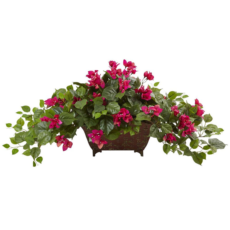 Bougainvillea in Metal Planter Default Title