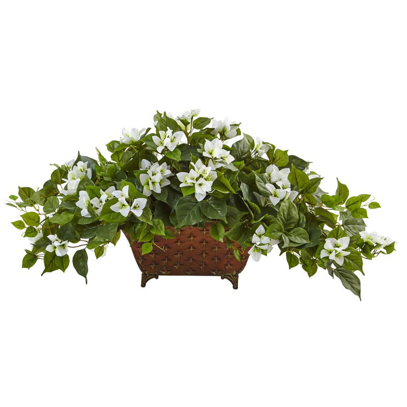 Bougainvillea in Metal Planter Default Title