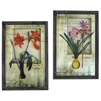 Framed French Floral Art Prints (Set of 2) Default Title