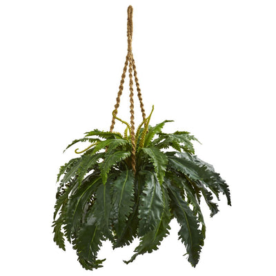 Marginatum Artificial Plant in Hanging Basket Default Title