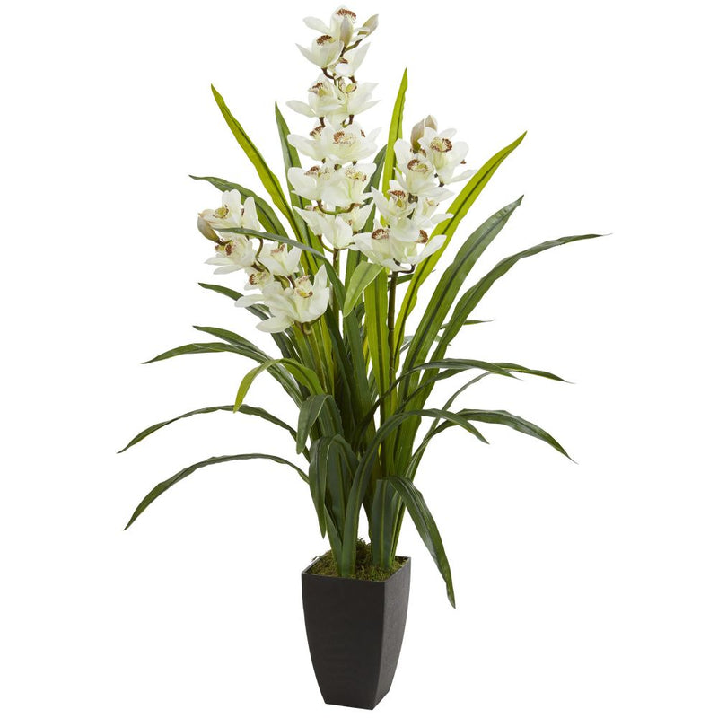 45” Cymbidium Orchid Artificial Plant Default Title