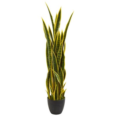 4’ Sansevieria Artificial Plant Default Title