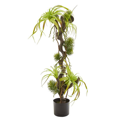 41” Air Plant and Succulent Jungle Artificial Plant Default Title