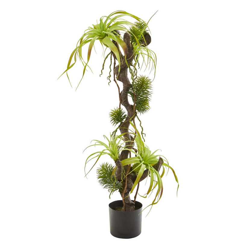 41” Air Plant and Succulent Jungle Artificial Plant Default Title