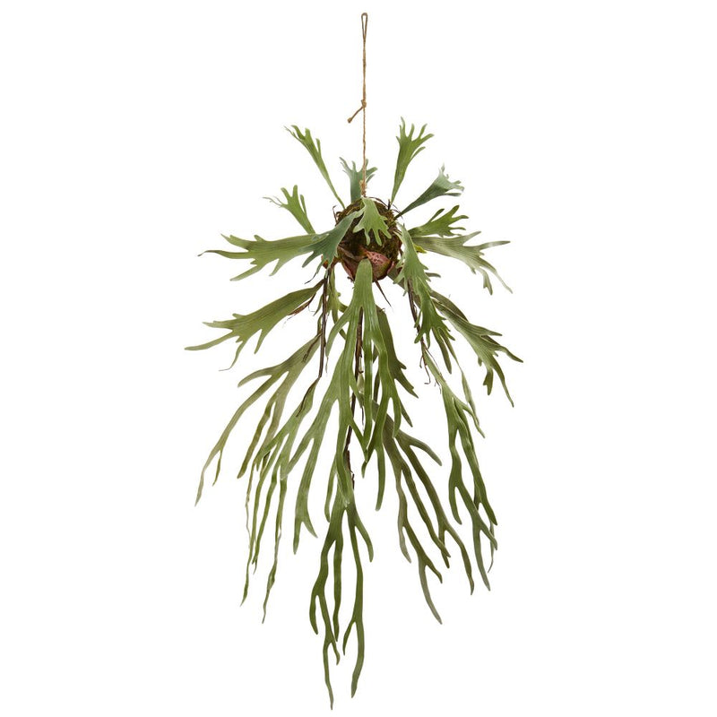 50” Staghorn Artificial Hanging Plant Default Title