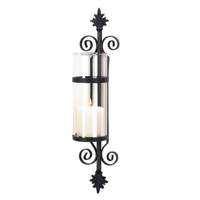 ORNATE SCROLL CANDLE SCONCE Default Title