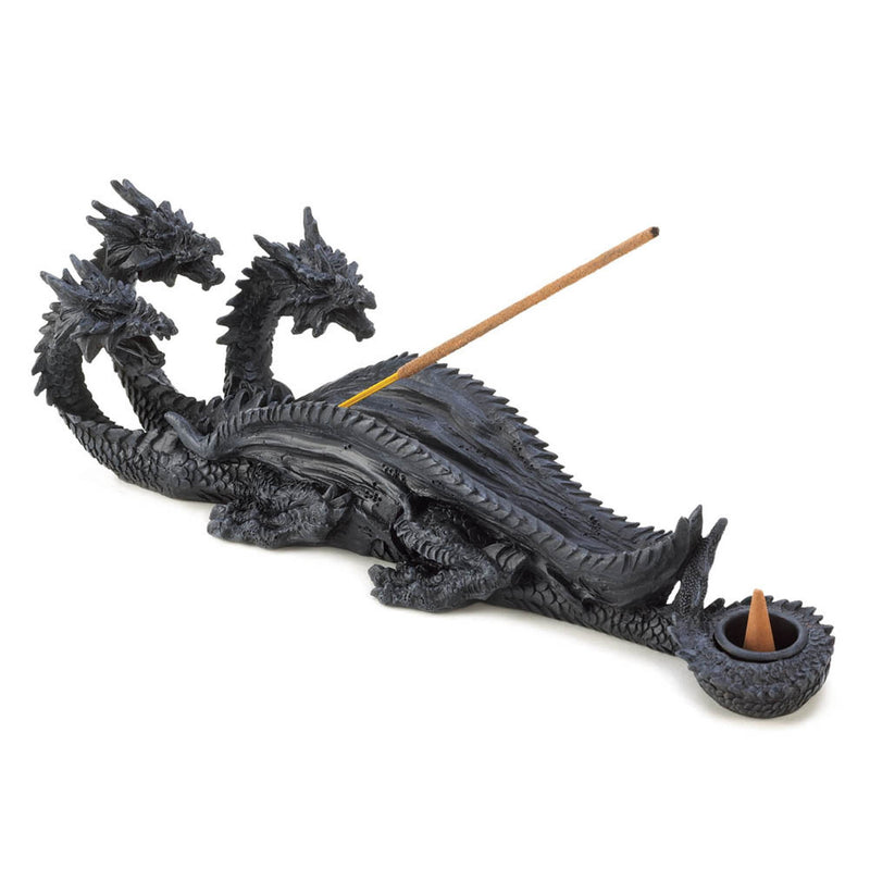 TRIPLE-HEAD DRAGON INCENSE BURNER Default Title