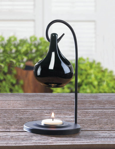 BLACK TEAR DROP OIL WARMER Default Title