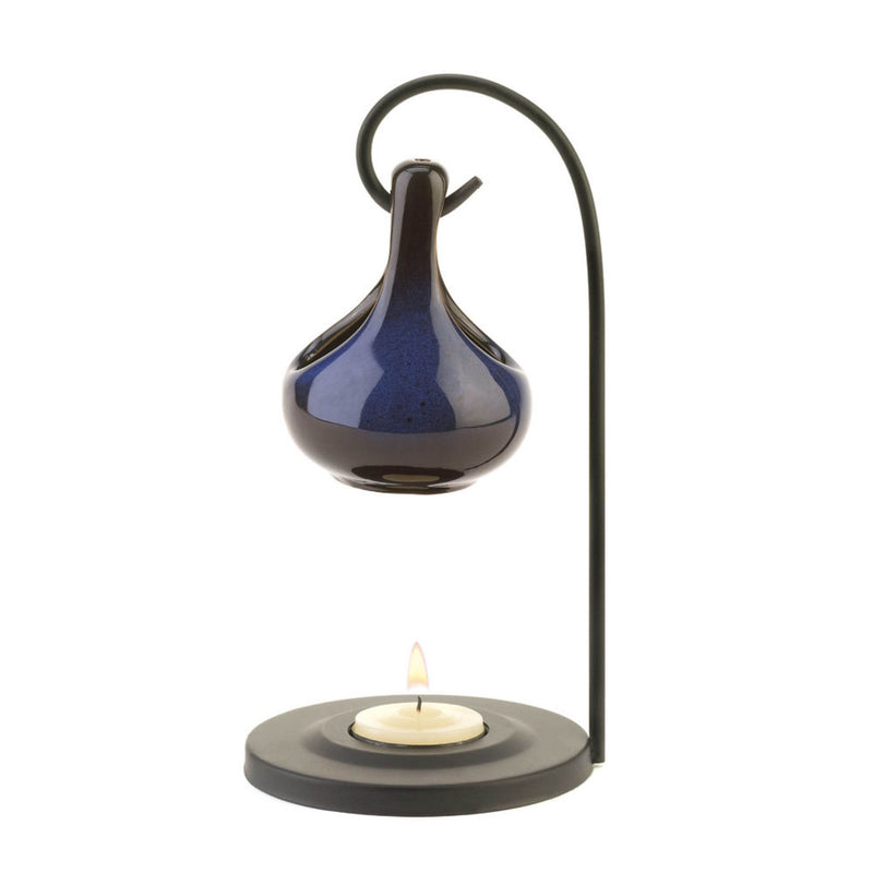 COBALT BLUE TEAR DROP OIL WARMER Default Title