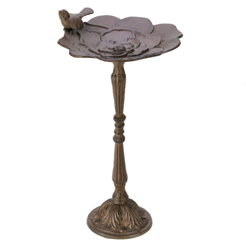 RUSTIC IRON BIRDBATH Default Title