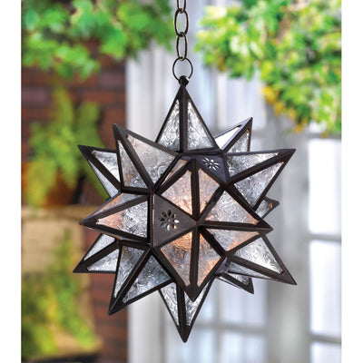 MOROCCAN HANGING STAR LANTERN Default Title