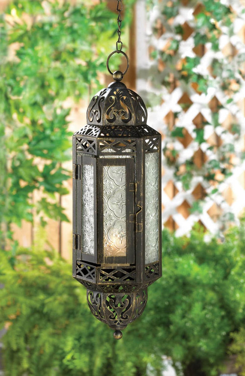 VICTORIAN HANGING CANDLE LANTERN Default Title