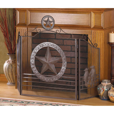 LONE STAR FIREPLACE SCREEN Default Title