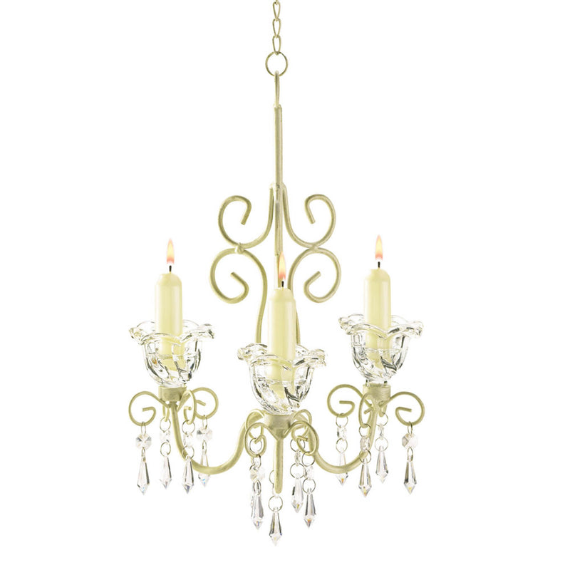 SHABBY ELEGANCE SCROLLWORK CHANDELIER Default Title