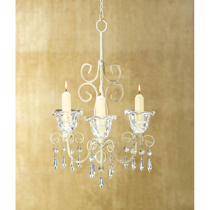 SHABBY ELEGANCE SCROLLWORK CHANDELIER Default Title