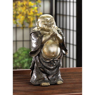 STANDING HAPPY BUDDHA FIGURINE Default Title