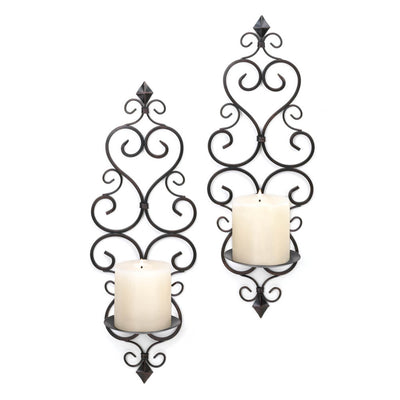 FLEUR-DE-LIS WALL SCONCE DUO Default Title