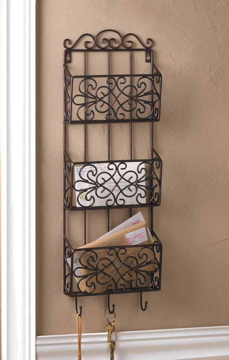 VINTAGE CHARM TRIPLE WALL RACK Default Title