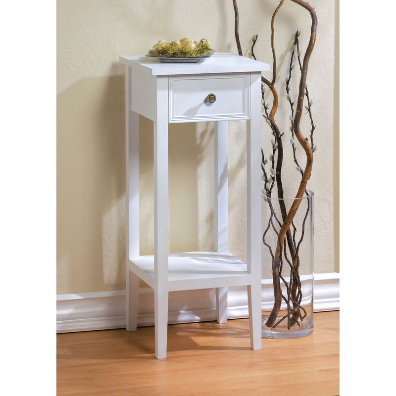 WILLOW WHITE SIDE TABLE Default Title