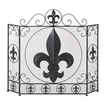 FLEUR-DE-LIS FIREPLACE SCREEN Default Title