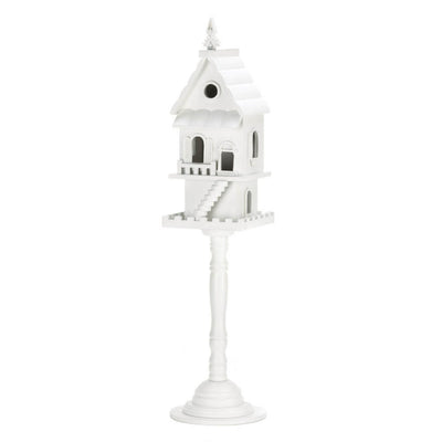 TWO STORY PEDESTAL BIRDHOUSE Default Title