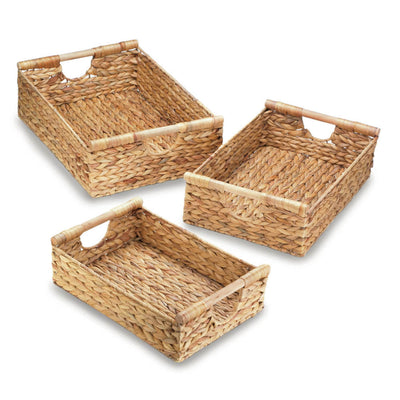 WATER HYACINTH NESTING BASKET SET Default Title