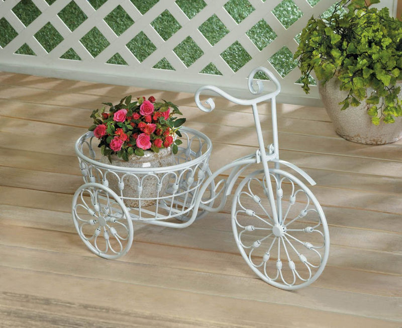 WHITE BICYCLE PLANTER Default Title