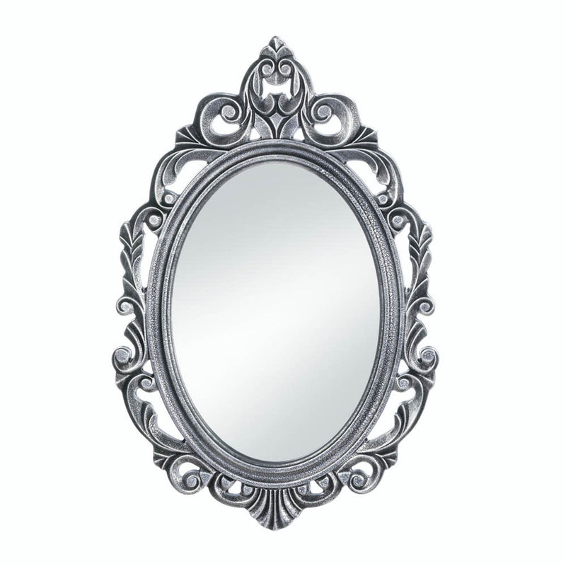 SILVER ROYAL CROWN WALL MIRROR Default Title