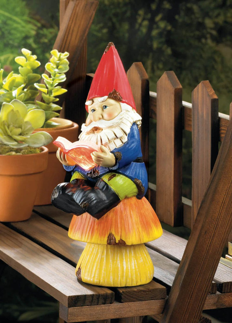 BOOKWORM GNOME SOLAR STATUE Default Title