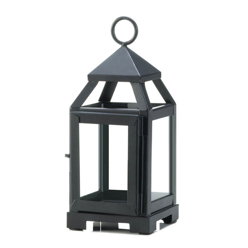 BLACK MINI CONTEMPORARY LANTERN Default Title