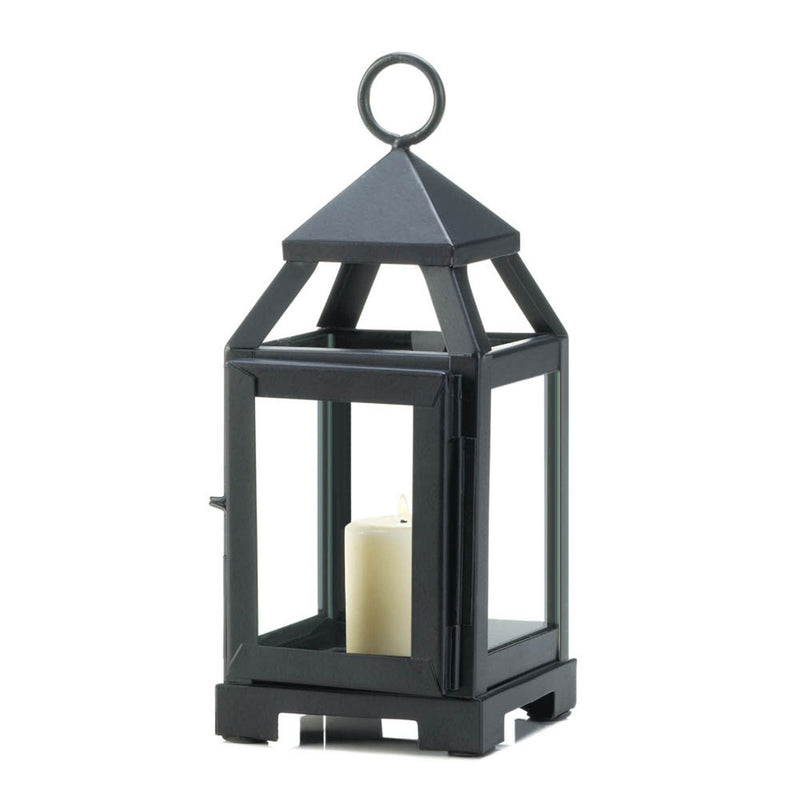 BLACK MINI CONTEMPORARY LANTERN Default Title