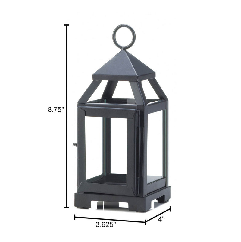 BLACK MINI CONTEMPORARY LANTERN Default Title