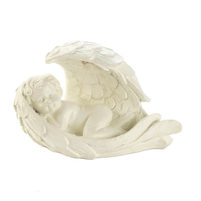 SOLAR PEACEFUL CHERUB FIGURINE Default Title