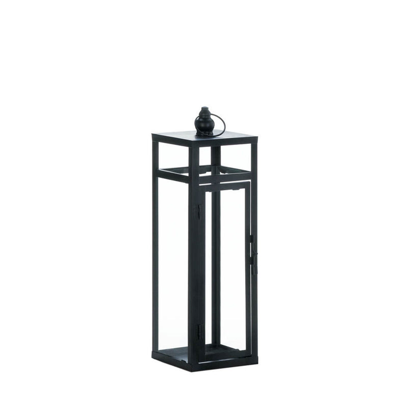 BLACK DRAMATIC GEOMETRY LANTERN Default Title