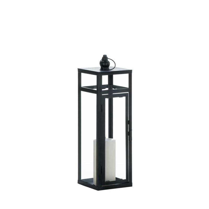 BLACK DRAMATIC GEOMETRY LANTERN Default Title