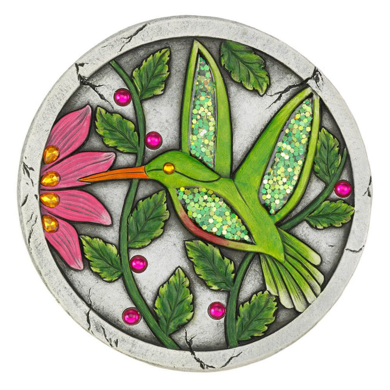 GREEN HUMMINGBIRD GARDEN STEPPING STONE Default Title