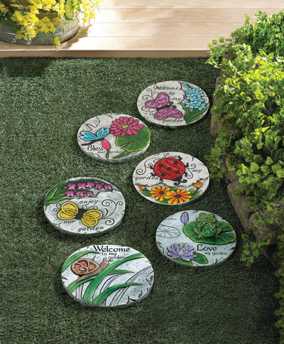 ENJOY OUR GARDEN STEPPING STONE Default Title