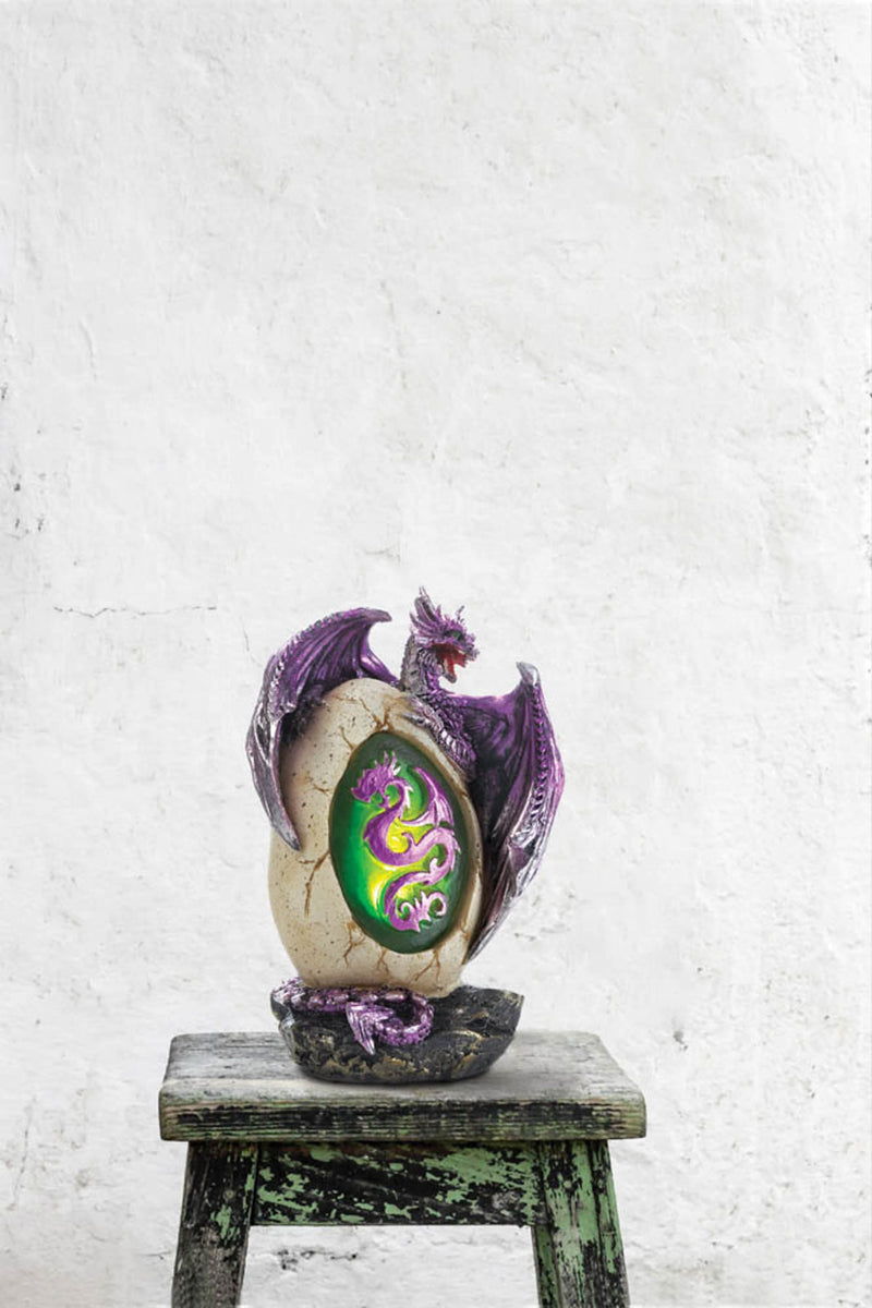 PURPLE DRAGON EGG STATUE Default Title