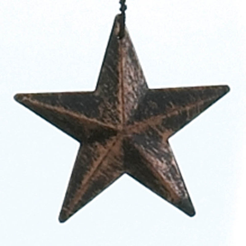 34 BRONZE STARS WIND CHIMES Default Title