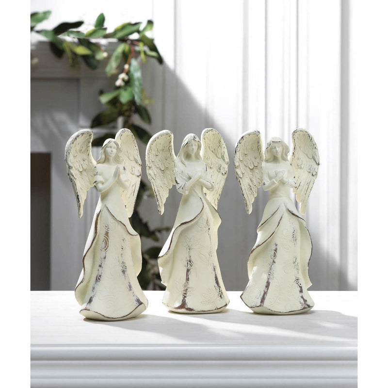 STRENGTH IN PRAYER ANGEL FIGURINE Default Title