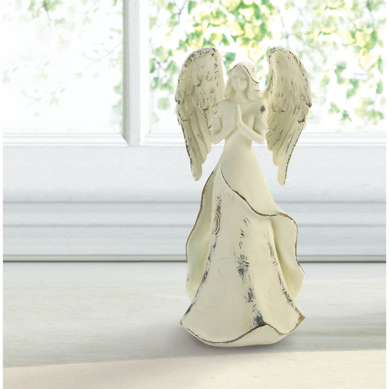 STRENGTH IN PRAYER ANGEL FIGURINE Default Title