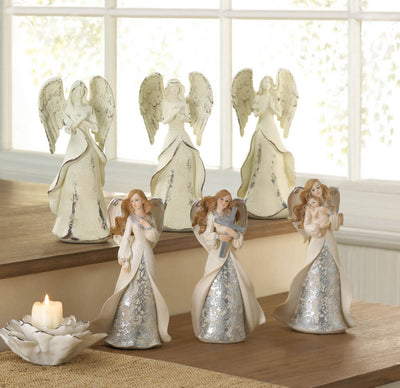 STRENGTH IN PRAYER ANGEL FIGURINE Default Title